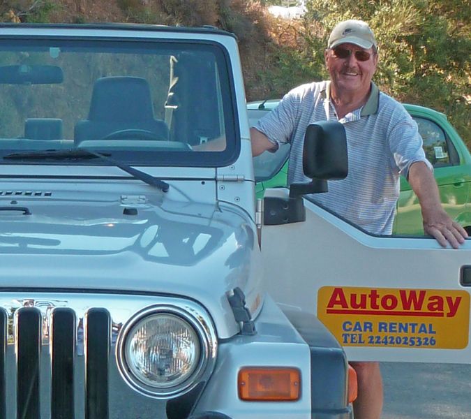 Ich mit Jeep Herbst 2009
